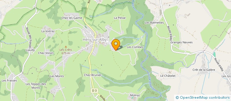 localisation de l'entreprise MONSIEUR LOUIS DELOM à HERY-SUR-ALBY