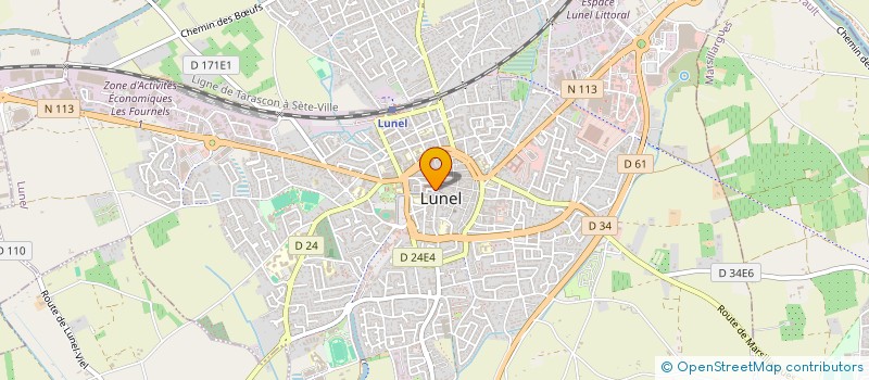 localisation de l'entreprise MONSIEUR LOUIS DELON à LUNEL