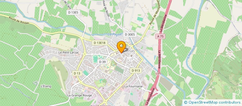 localisation de l'entreprise MONSIEUR LOUIS DELON  PEZENAS