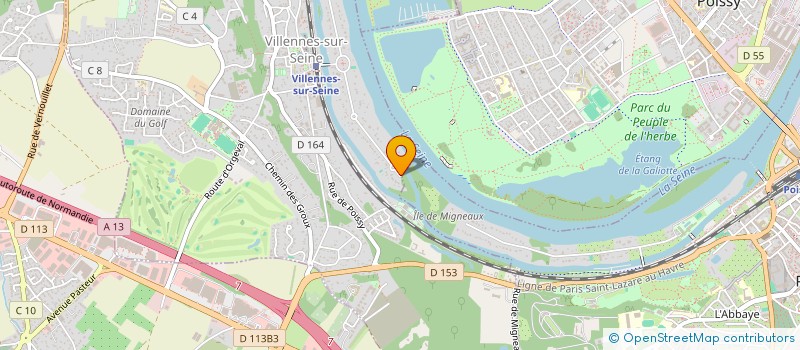 localisation de l'entreprise MONSIEUR LOUIS DELPERIER  VILLENNES-SUR-SEINE