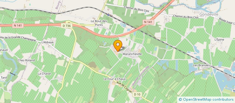 localisation de l'entreprise MONSIEUR LOUIS DELPEUCH à MAINXE-GONDEVILLE