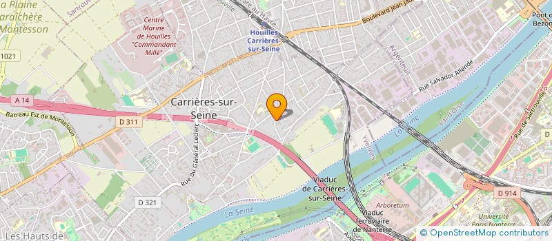 localisation de l'entreprise MONSIEUR LOUIS DELVOLVE à CARRIERES-SUR-SEINE