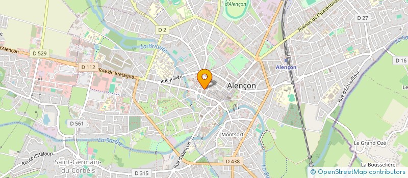 localisation de l'entreprise MONSIEUR LOUIS DEME à ALENCON