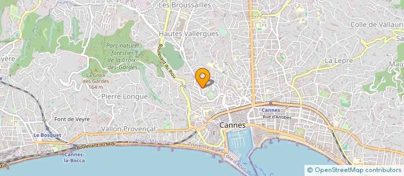 localisation de l'entreprise MONSIEUR LOUIS DEMICHELIS à CANNES