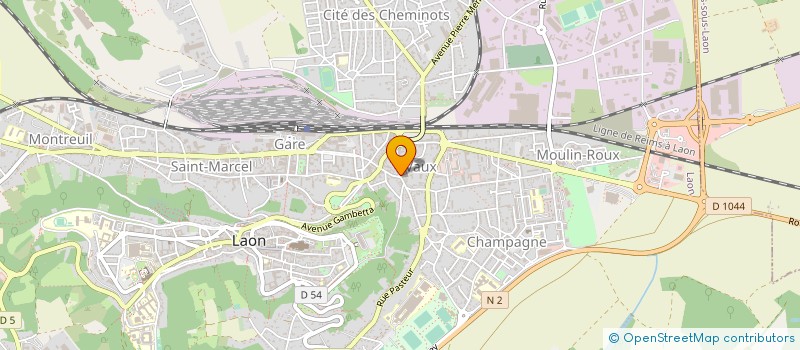 localisation de l'entreprise MONSIEUR LOUIS DEMONTE  LAON