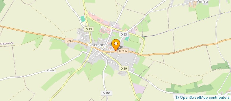 localisation de l'entreprise MONSIEUR LOUIS DENGREVILLE  OISEMONT