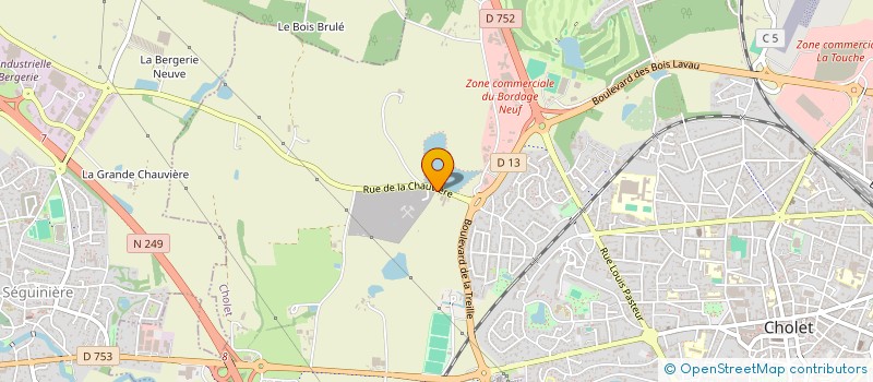 localisation de l'entreprise MONSIEUR LOUIS DENIS à CHOLET
