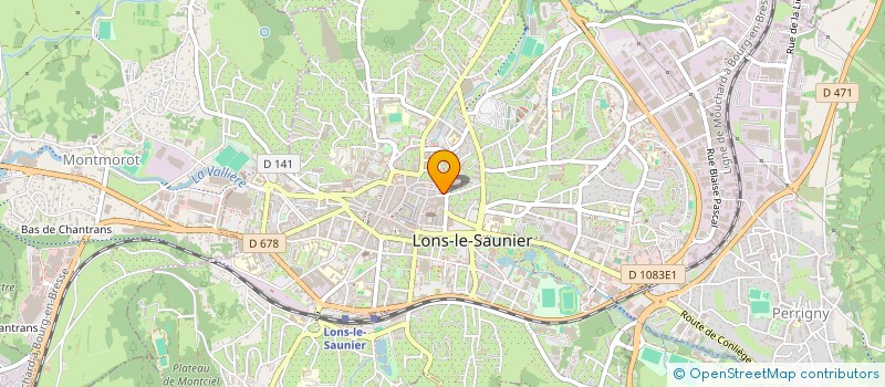 localisation de l'entreprise MONSIEUR LOUIS DEPOIRE  LONS-LE-SAUNIER