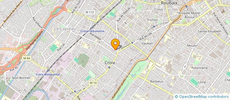localisation de l'entreprise MONSIEUR LOUIS DESCAMPS à CROIX
