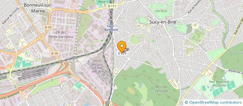 localisation de l'entreprise MONSIEUR LOUIS DESCHATRES  SUCY-EN-BRIE