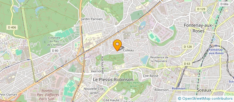 localisation de l'entreprise MONSIEUR LOUIS DESCLOUS  LE PLESSIS-ROBINSON