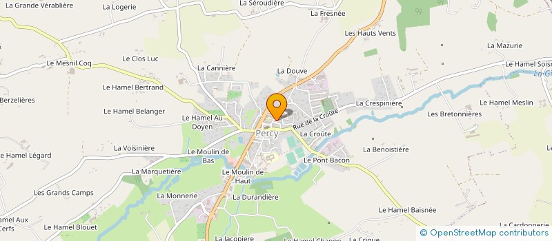 localisation de l'entreprise MONSIEUR LOUIS DESPONTS à PERCY-EN-NORMANDIE