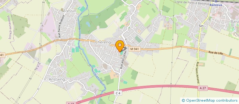 localisation de l'entreprise MONSIEUR LOUIS DESTOMBES  CHERENG