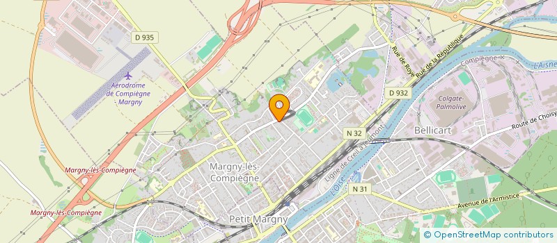 localisation de l'entreprise MONSIEUR LOUIS DETAPPE  MARGNY-LES-COMPIEGNE