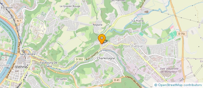 localisation de l'entreprise MONSIEUR LOUIS DEVINEAU  PONT-EVEQUE