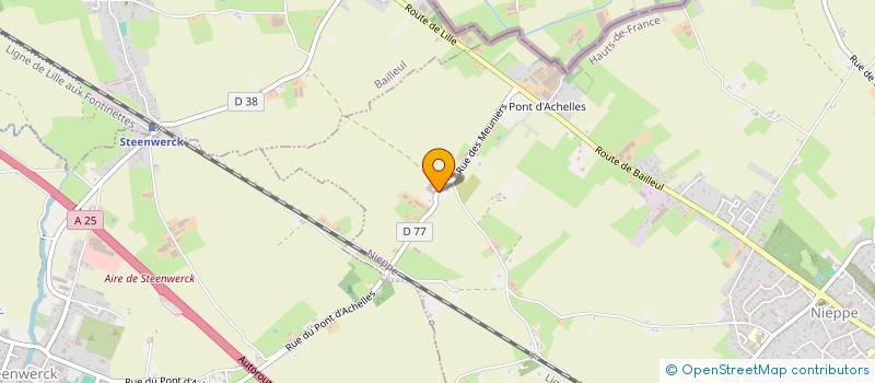 localisation de l'entreprise MONSIEUR LOUIS DHAINE  NIEPPE