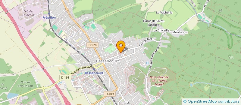 localisation de l'entreprise MONSIEUR LOUIS DHONT à BESSANCOURT