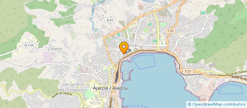 localisation de l'entreprise MONSIEUR LOUIS DI LALLA à AJACCIO