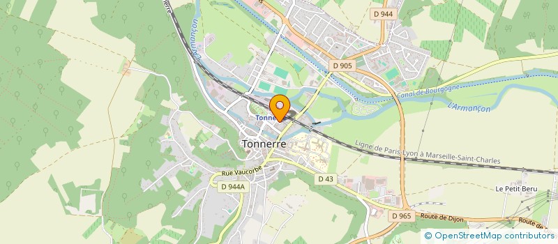 localisation de l'entreprise MONSIEUR LOUIS DI MEGLIO  TONNERRE