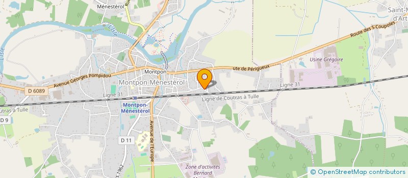 localisation de l'entreprise MONSIEUR LOUIS DIAZ  MONTPON-MENESTEROL