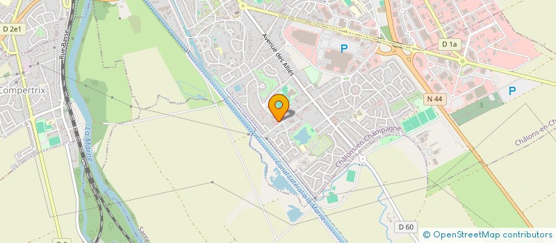 localisation de l'entreprise MONSIEUR LOUIS DIEUX  CHALONS-EN-CHAMPAGNE