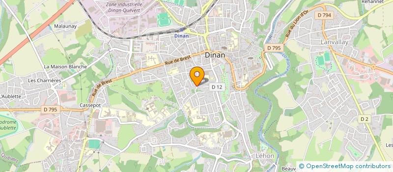 localisation de l'entreprise MONSIEUR LOUIS DINOMAIS  DINAN
