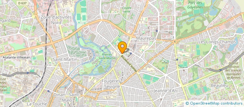 localisation de l'entreprise MONSIEUR LOUIS DIRAISON à RENNES