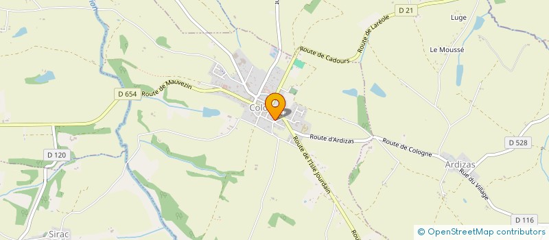 localisation de l'entreprise MONSIEUR LOUIS-DOMINIQUE BOUCLIER  COLOGNE