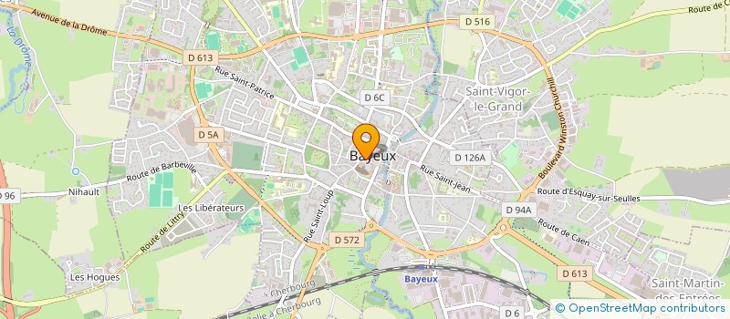 localisation de l'entreprise MONSIEUR LOUIS DONDEL à BAYEUX