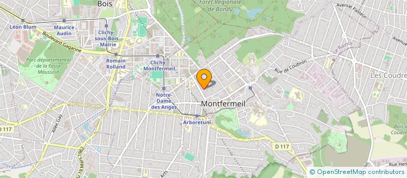 localisation de l'entreprise MONSIEUR LOUIS DORANTE à MONTFERMEIL