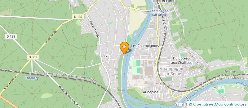 localisation de l'entreprise MONSIEUR LOUIS DOUBLET  THOMERY