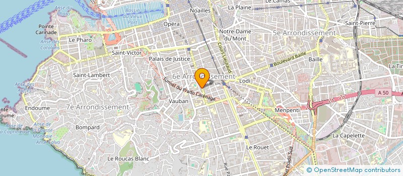 localisation de l'entreprise MONSIEUR LOUIS DREAN à MARSEILLE