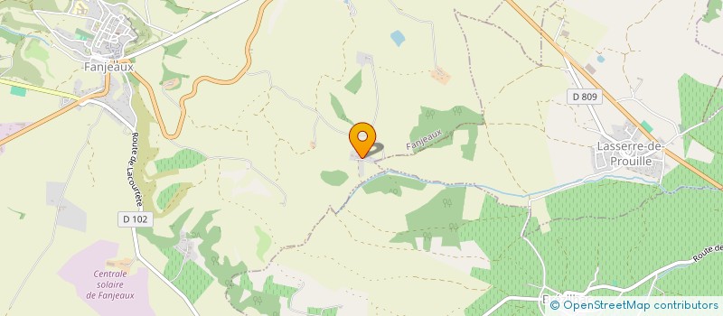 localisation de l'entreprise MONSIEUR LOUIS DU FAYET DE LA TOUR  FANJEAUX