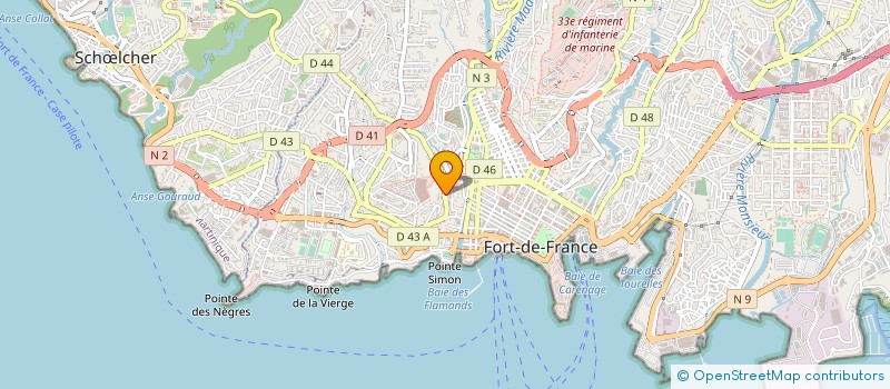 localisation de l'entreprise MONSIEUR LOUIS DUBOIS à FORT-DE-FRANCE