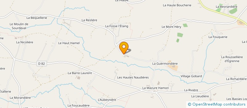 localisation de l'entreprise MONSIEUR LOUIS DUBOIS  SOURDEVAL