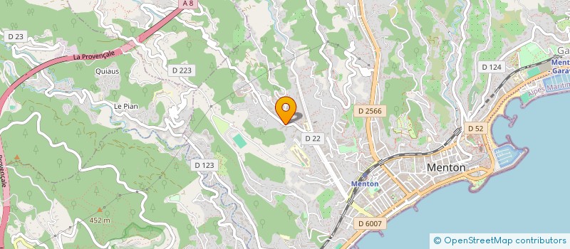 localisation de l'entreprise MONSIEUR LOUIS DUBOIS  MENTON