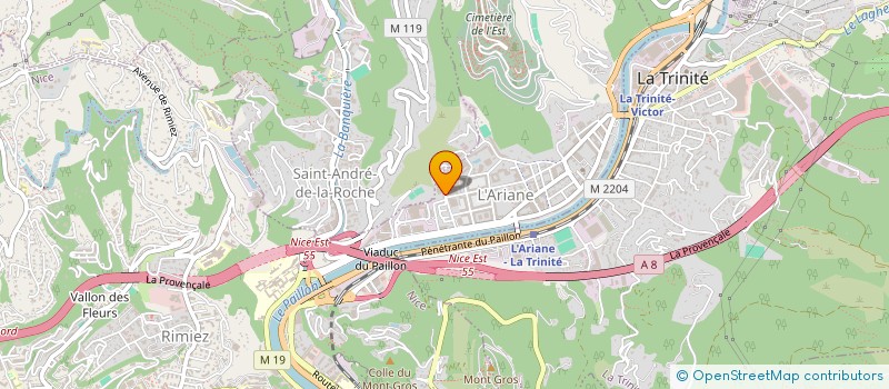 localisation de l'entreprise MONSIEUR LOUIS DUBOIS à NICE