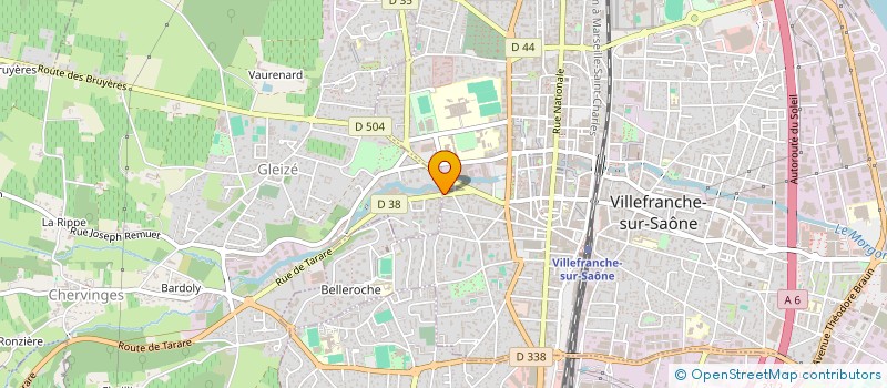 localisation de l'entreprise MONSIEUR LOUIS DUBOSCQ  VILLEFRANCHE-SUR-SAONE