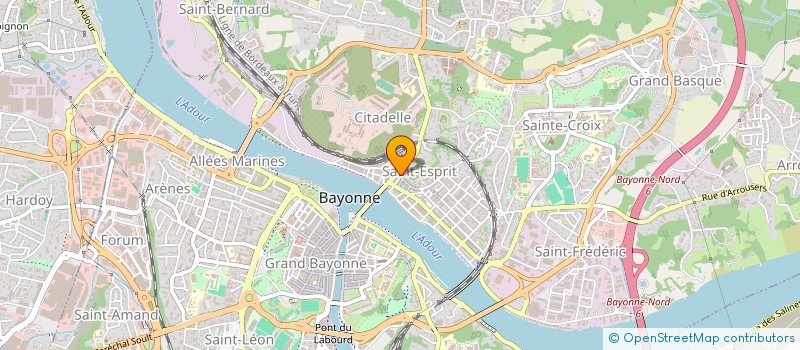 localisation de l'entreprise MONSIEUR LOUIS DUCASSE à BAYONNE