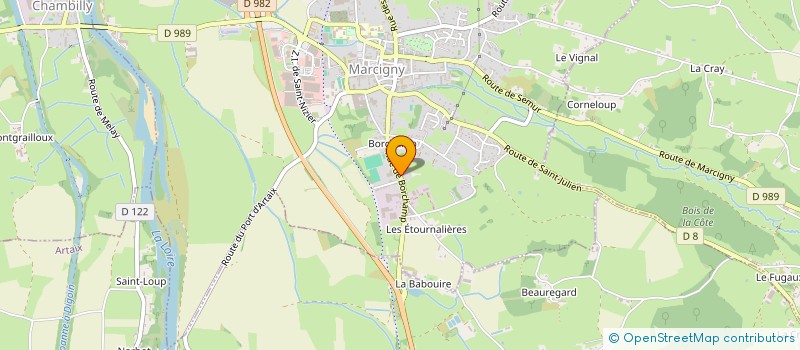 localisation de l'entreprise MONSIEUR LOUIS DUCERF  MARCIGNY