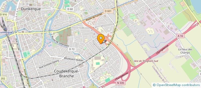 localisation de l'entreprise MONSIEUR LOUIS DUCROCQ  COUDEKERQUE-BRANCHE