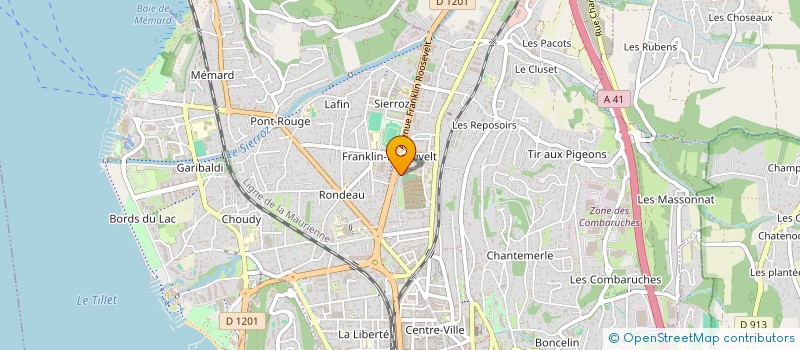 localisation de l'entreprise MONSIEUR LOUIS DUCROS à AIX-LES-BAINS
