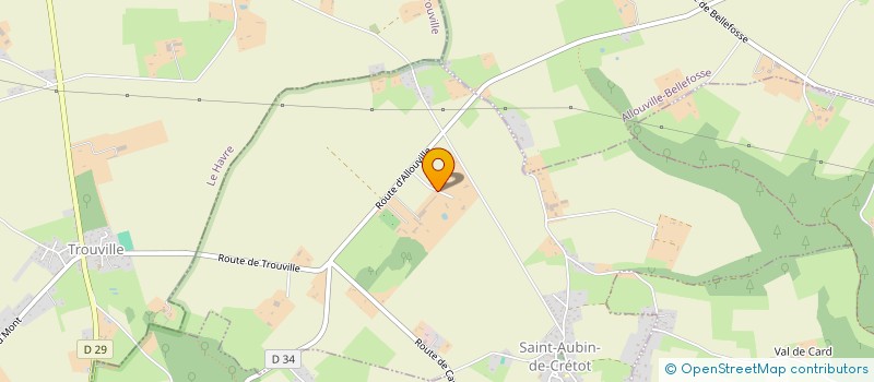 localisation de l'entreprise MONSIEUR LOUIS DUFOUR  SAINT-AUBIN-DE-CRETOT