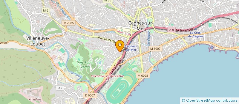 localisation de l'entreprise MONSIEUR LOUIS DUFOUR  CAGNES-SUR-MER