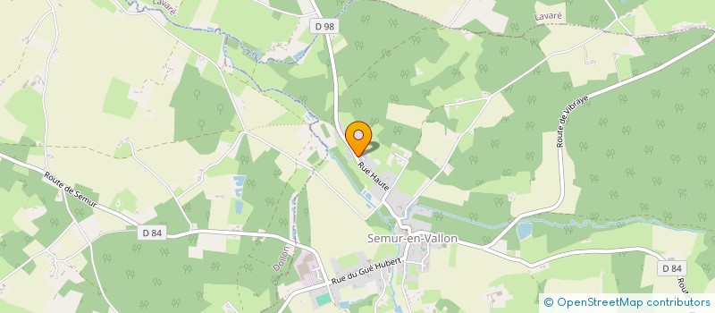 localisation de l'entreprise MONSIEUR LOUIS DUJARIER  SEMUR-EN-VALLON