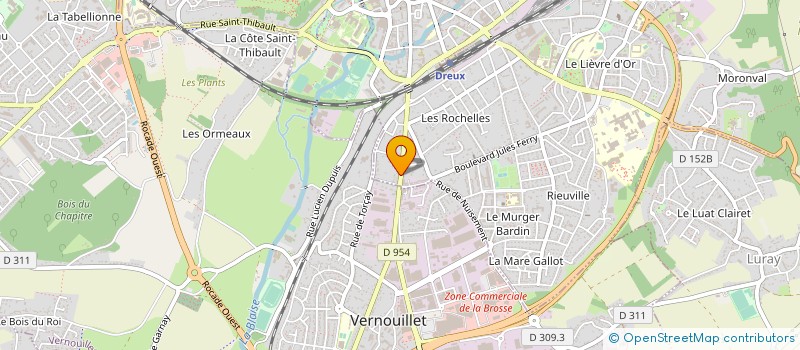 localisation de l'entreprise MONSIEUR LOUIS DUMAS à DREUX