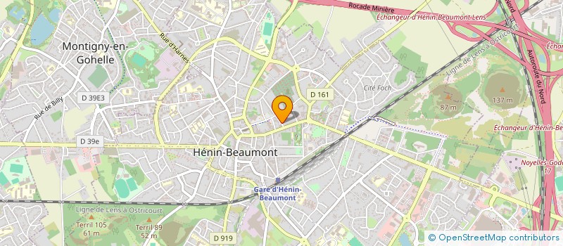 localisation de l'entreprise MONSIEUR LOUIS DUMON à HENIN-BEAUMONT