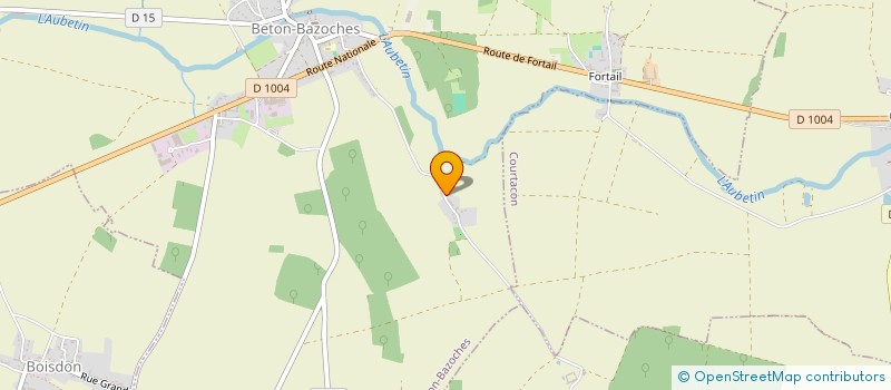 localisation de l'entreprise MONSIEUR LOUIS DUMONT  BETON-BAZOCHES