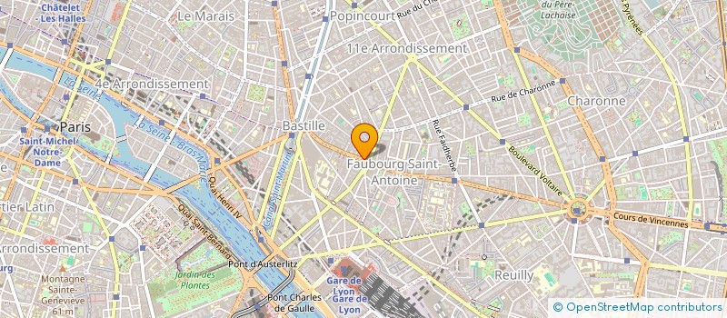 localisation de l'entreprise MONSIEUR LOUIS DUMONT  PARIS 11