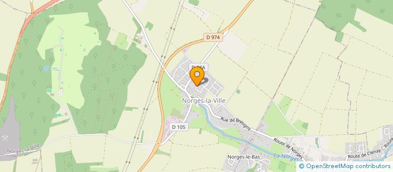 localisation de l'entreprise MONSIEUR LOUIS DUMONT  NORGES-LA-VILLE